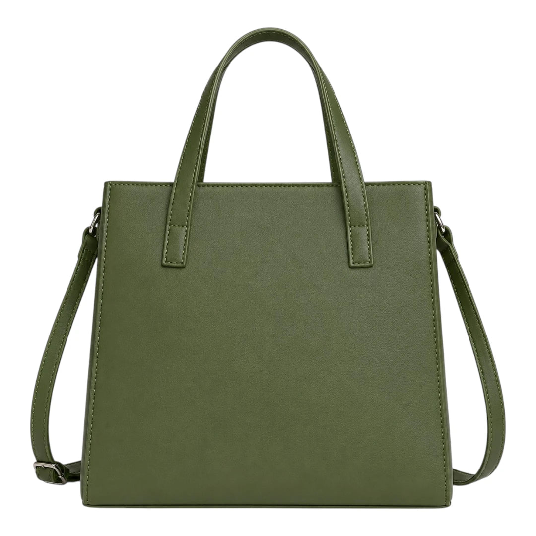 LR Boutique Premium Green Structured Handbag